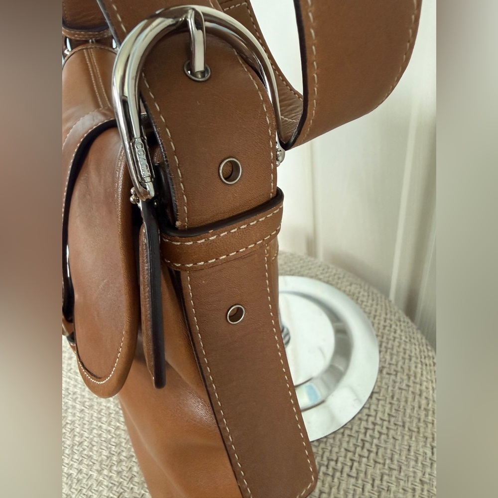 Coach Vintage Soho Brown Leather Shoulder Bag- Style No G3S-9480. - Picture 10 of 14